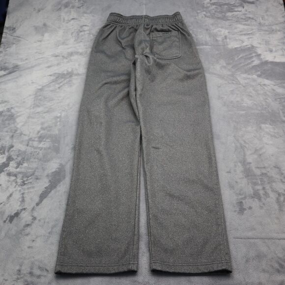 Reebok Pants Mens Gray Elastic Waist Red Drawstring Zip Pocket Sweatpants - Picture 13 of 16